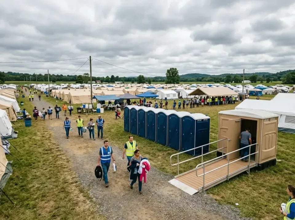 disaster-relief-camp-restrooms-010 — frequently asked questions, Dumpster & Portable Bathrooms Rental in Pottsville, AR